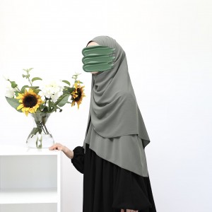 Krinkil Medine İpeği Şal - Soft Yeşil