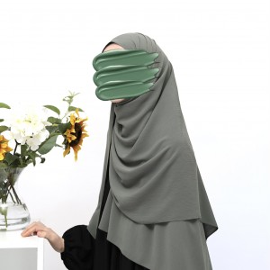 Krinkil Medine İpeği Şal - Soft Yeşil