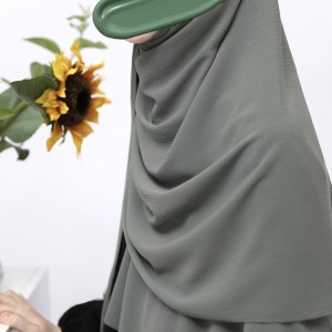 Krinkil Medine İpeği Şal - Soft Yeşil
