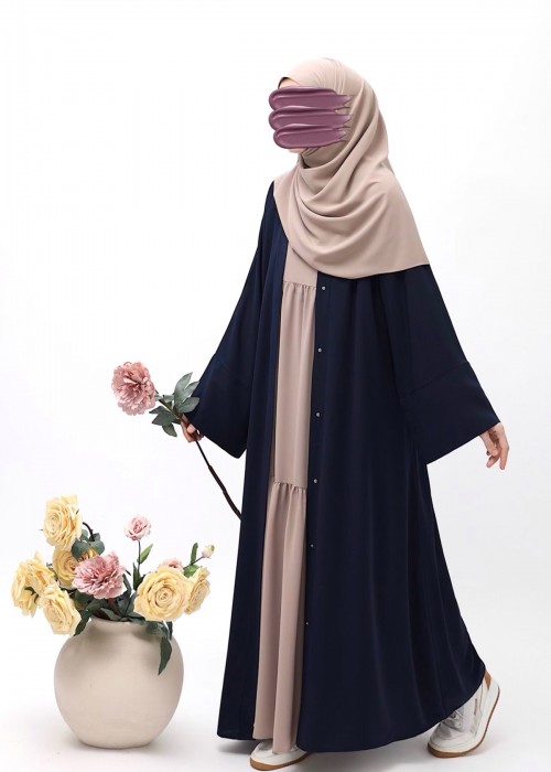 Mavera Abaya - Lacivert