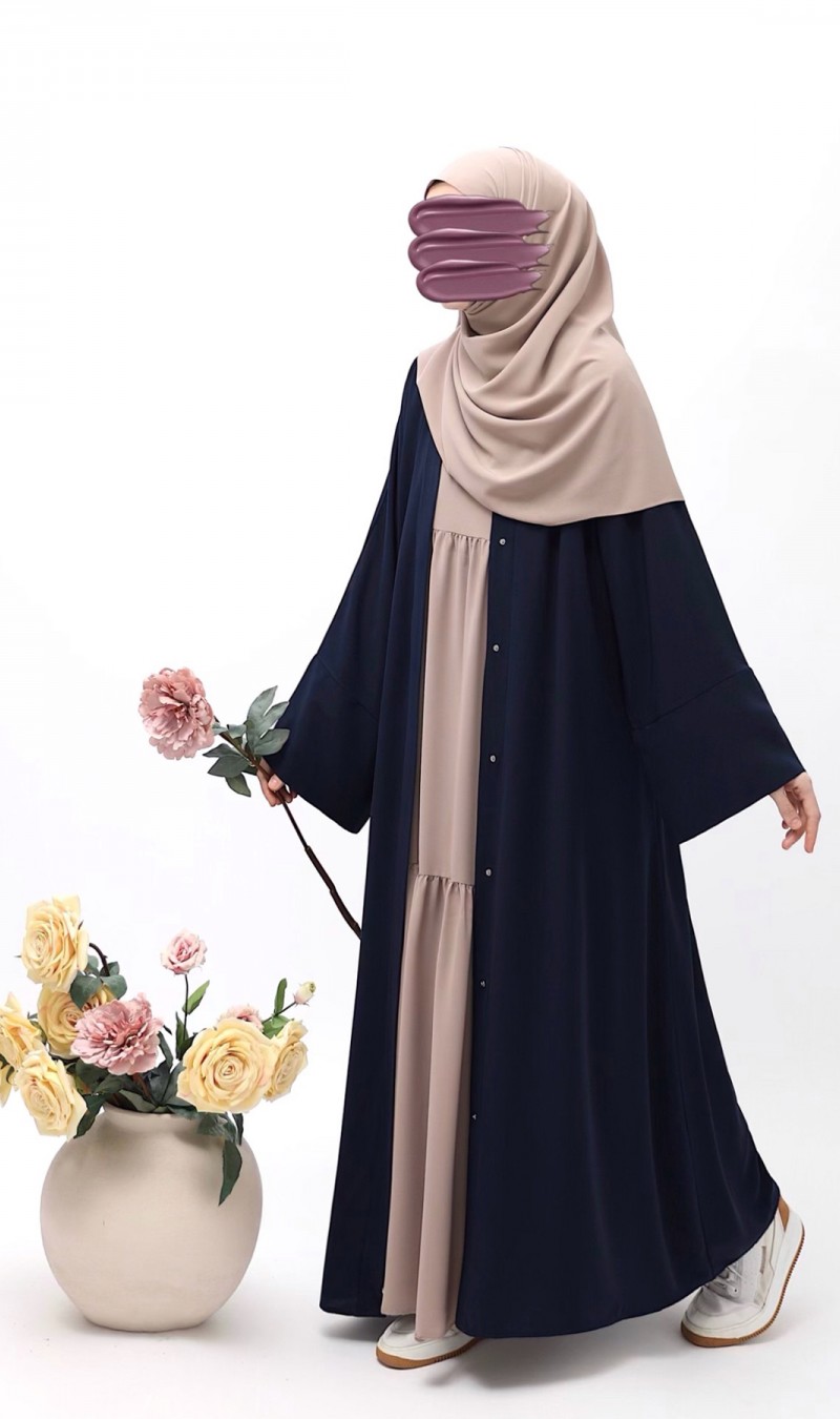 Mavera Abaya - Lacivert