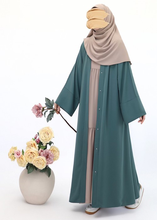 Mavera Abaya - Su Yeşili