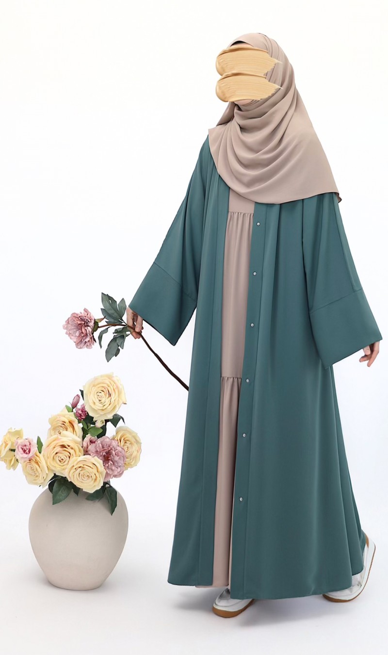 Mavera Abaya - Su Yeşili