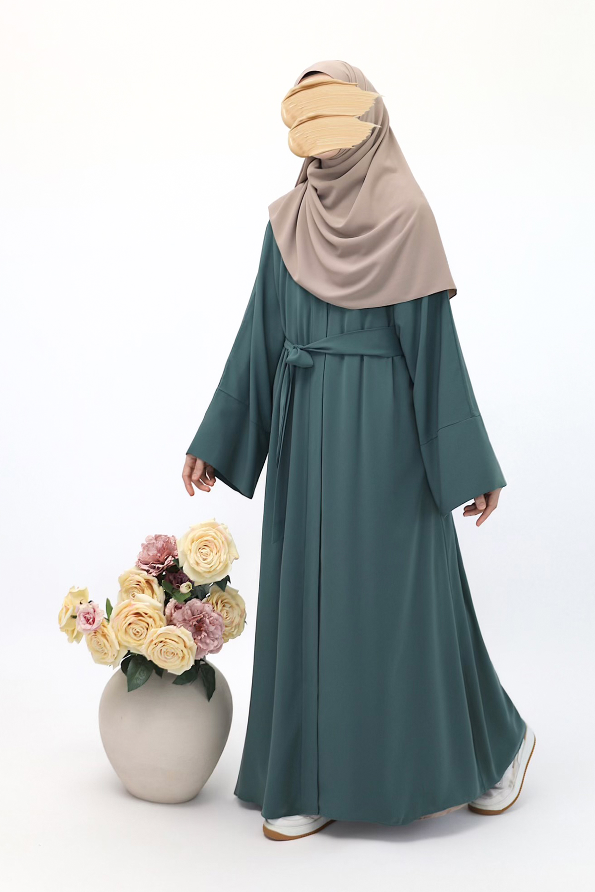 Mavera Abaya - Su Yeşili