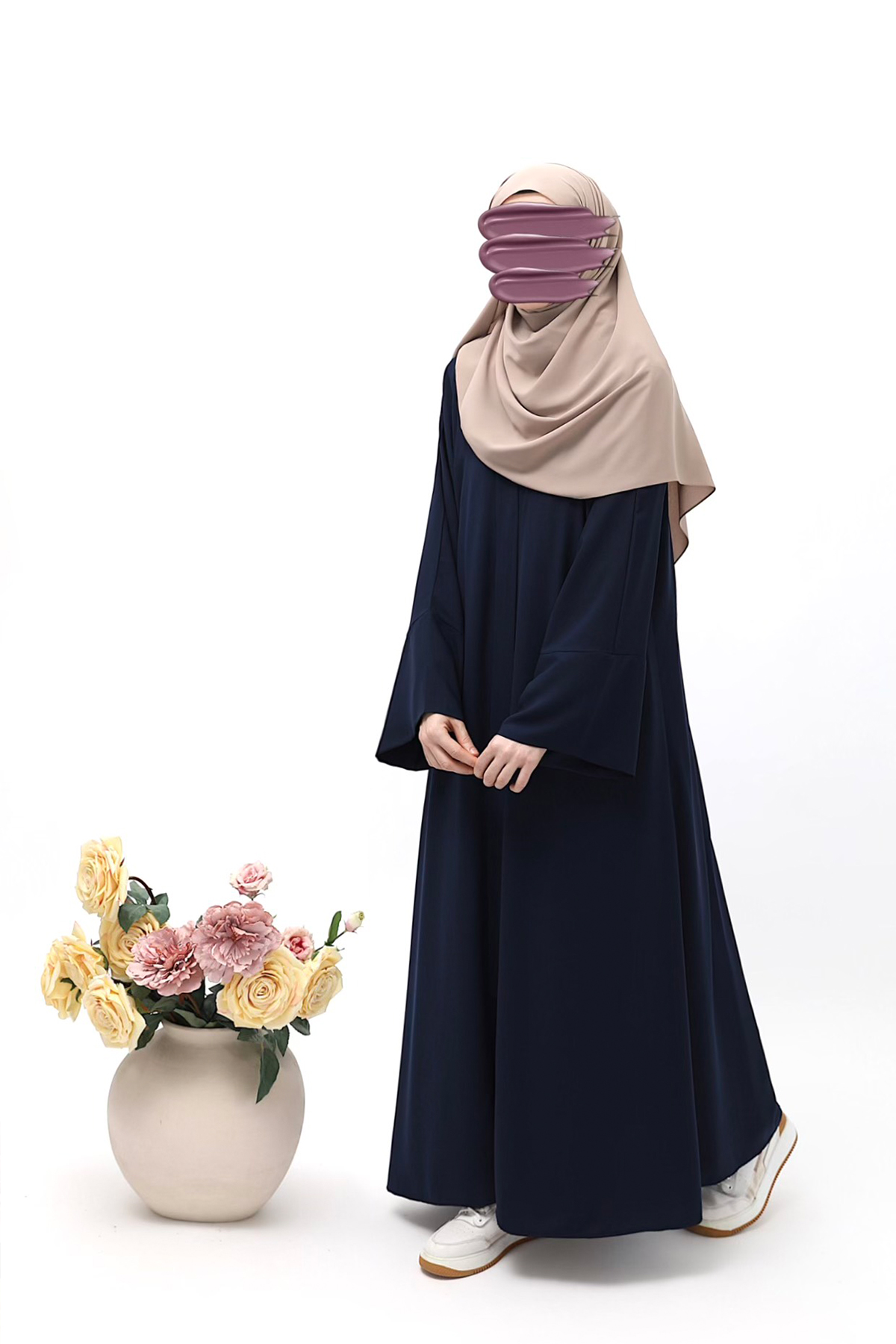 Mavera Abaya - Lacivert