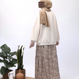 Basic Sweatshirt - Kırık Beyaz