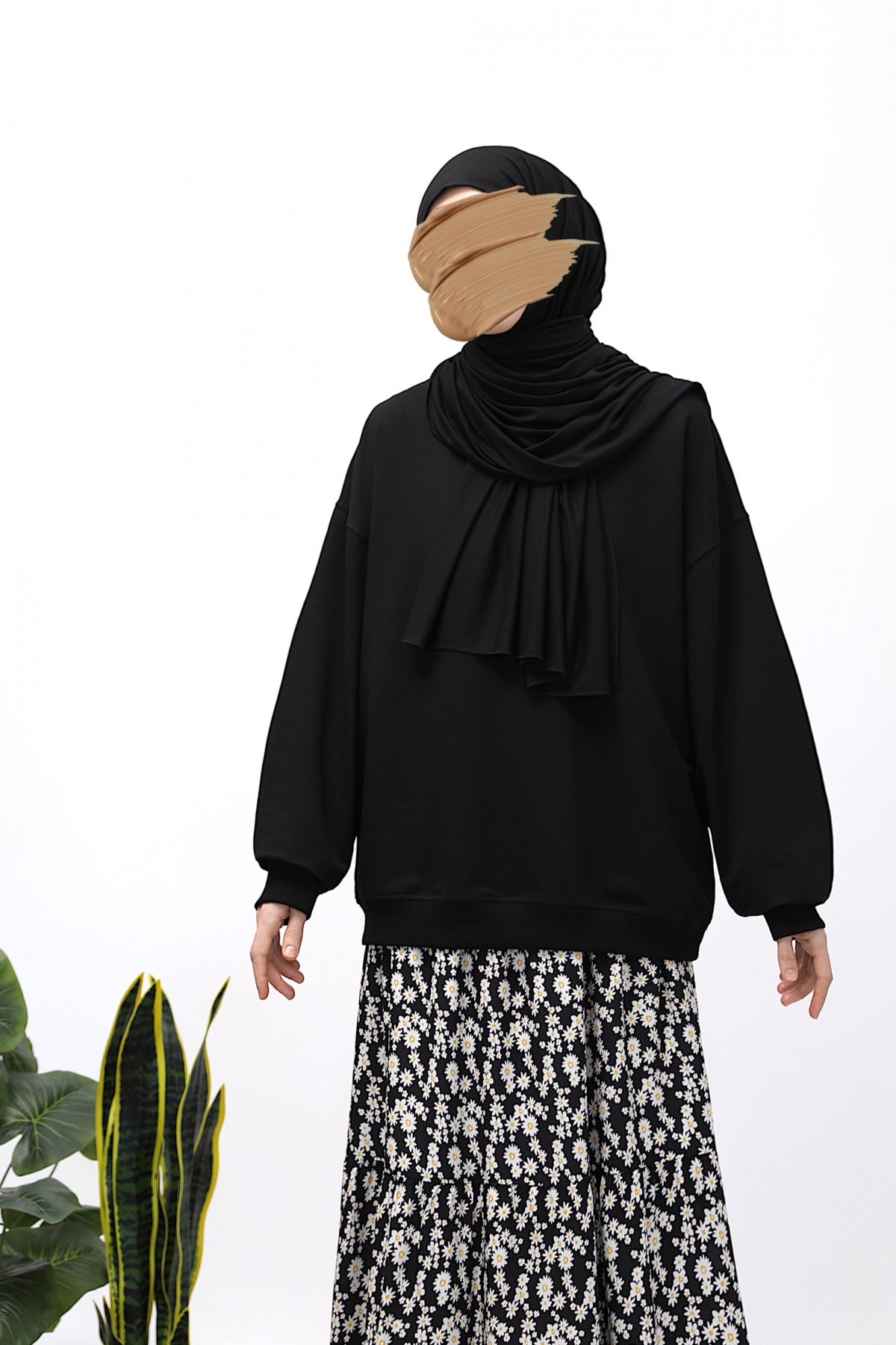 Basic Sweatshirt - Siyah