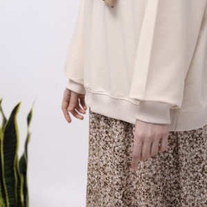 Basic Sweatshirt - Kırık Beyaz