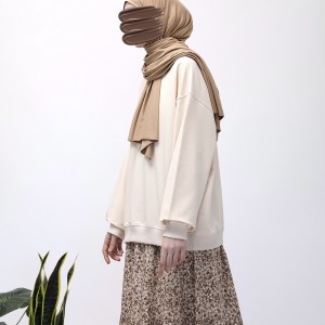 Basic Sweatshirt - Kırık Beyaz