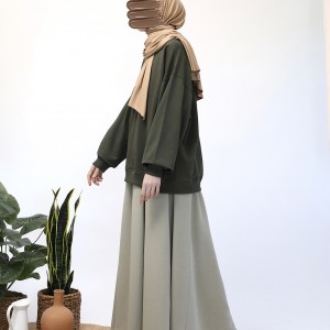 Basic Sweatshirt - Haki