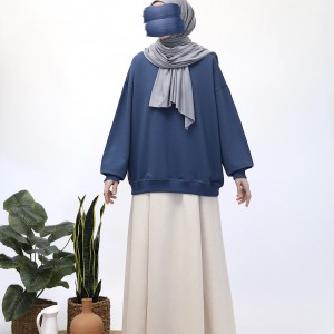 Basic Sweatshirt - İndigo