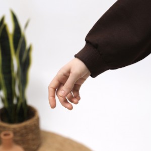 Basic Sweatshirt - Acı Kahve