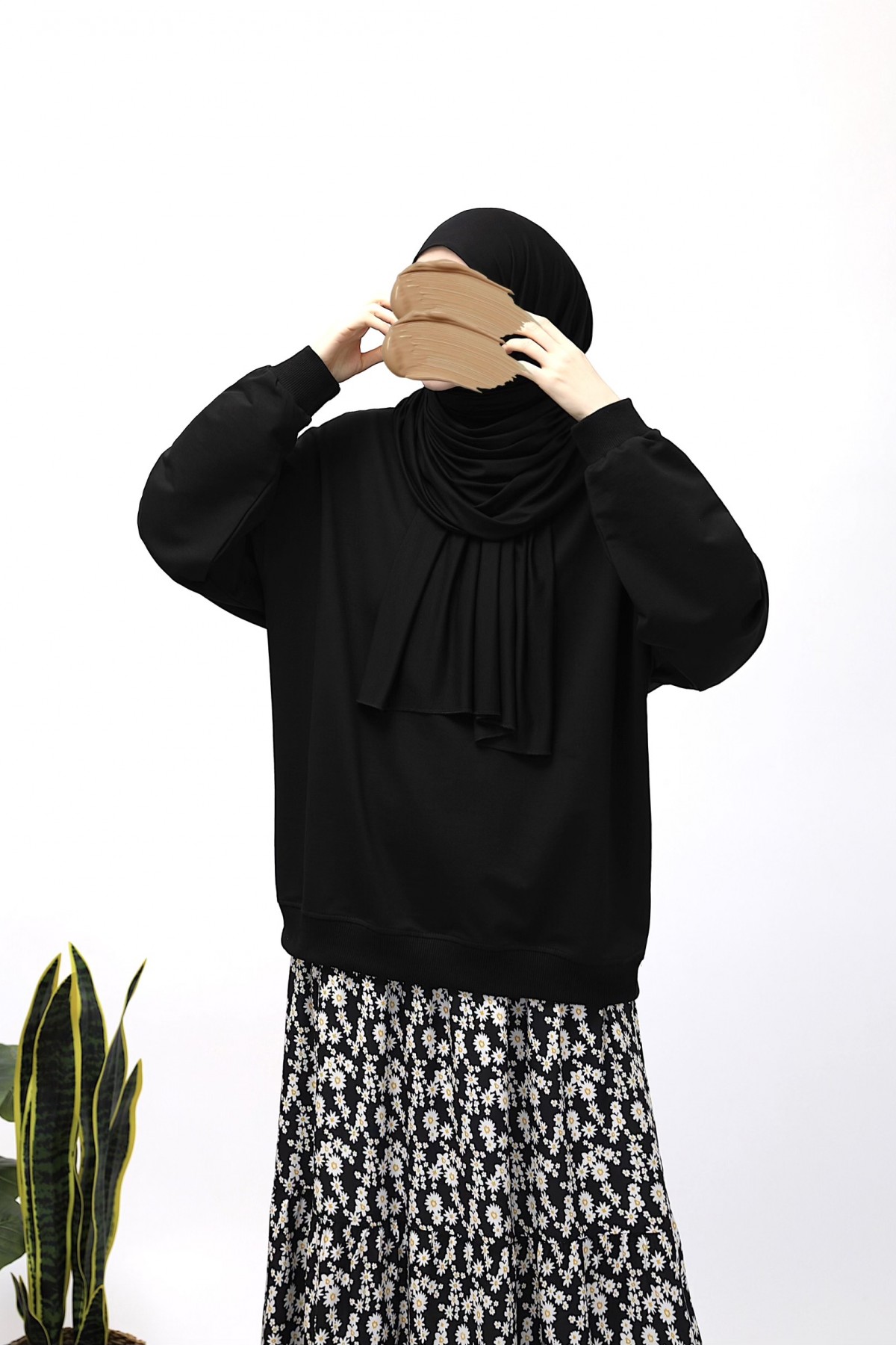 Basic Sweatshirt - Siyah