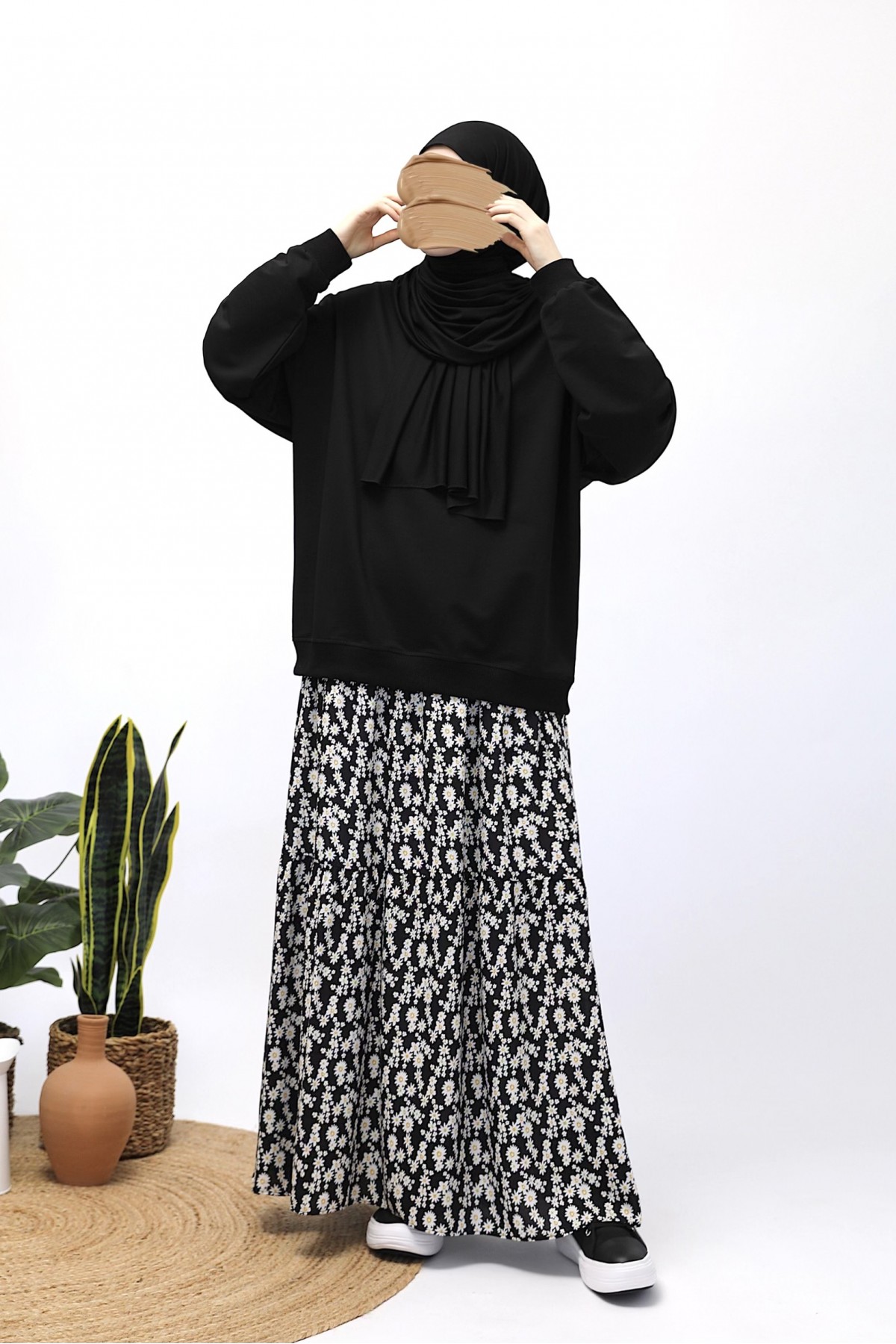 Basic Sweatshirt - Siyah