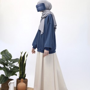 Basic Sweatshirt - İndigo