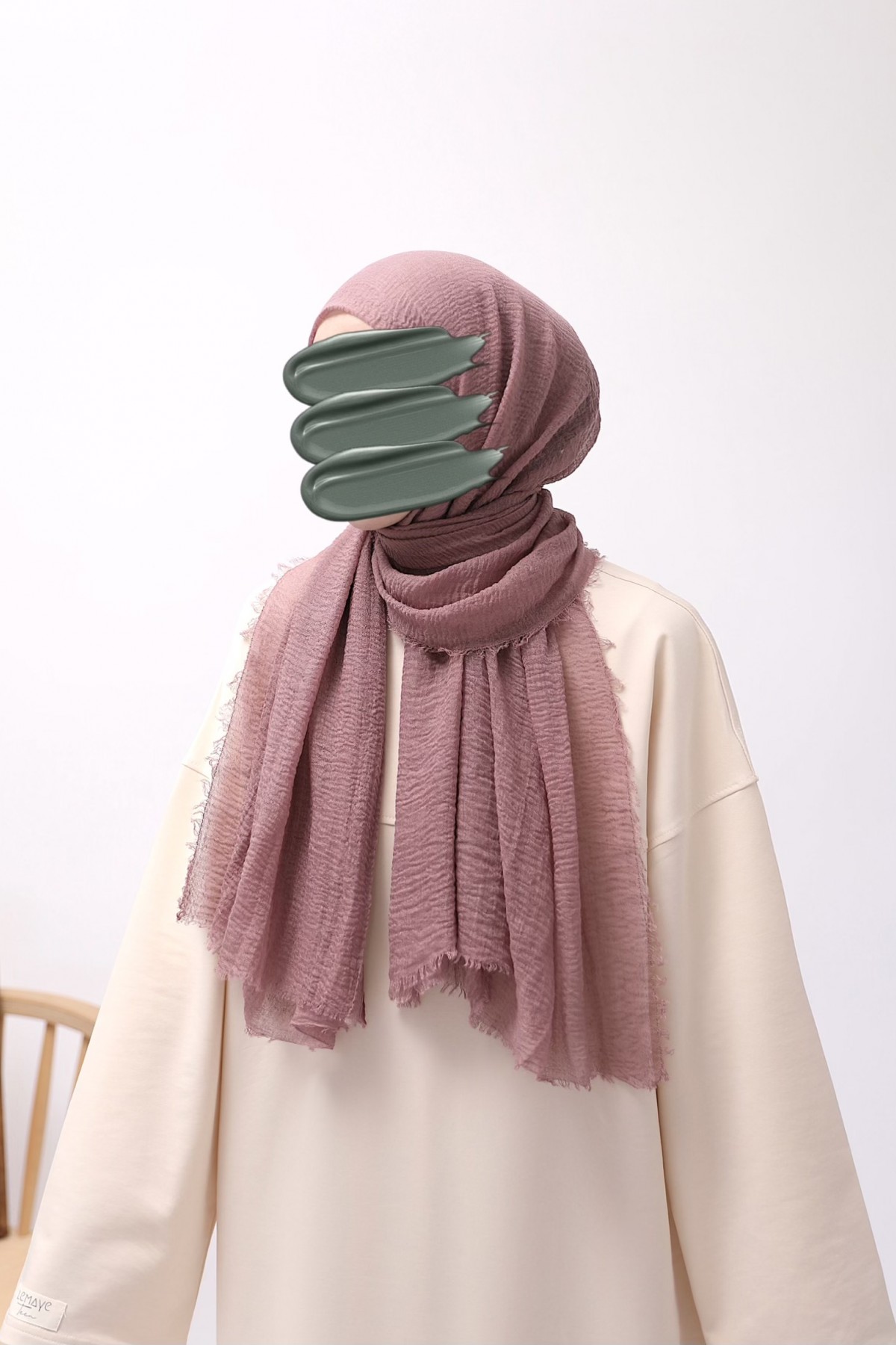 Bürümcük Şal - Gül Kurusu