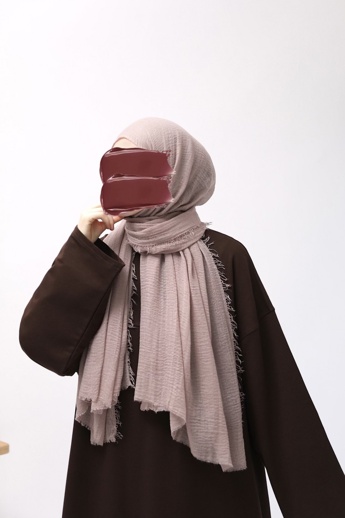 Bürümcük Şal - Pudra
