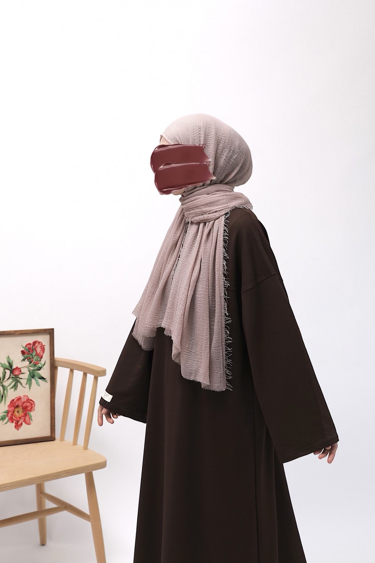 Bürümcük Şal - Pudra