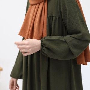 Defne Tesettür Elbise - Haki