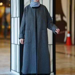 Kloş Kaşe Hırka - Gri