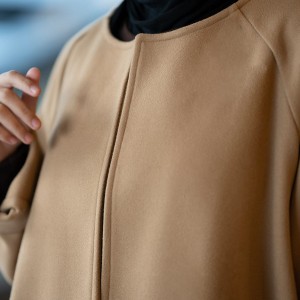 Kloş Kaşe Hırka - Camel