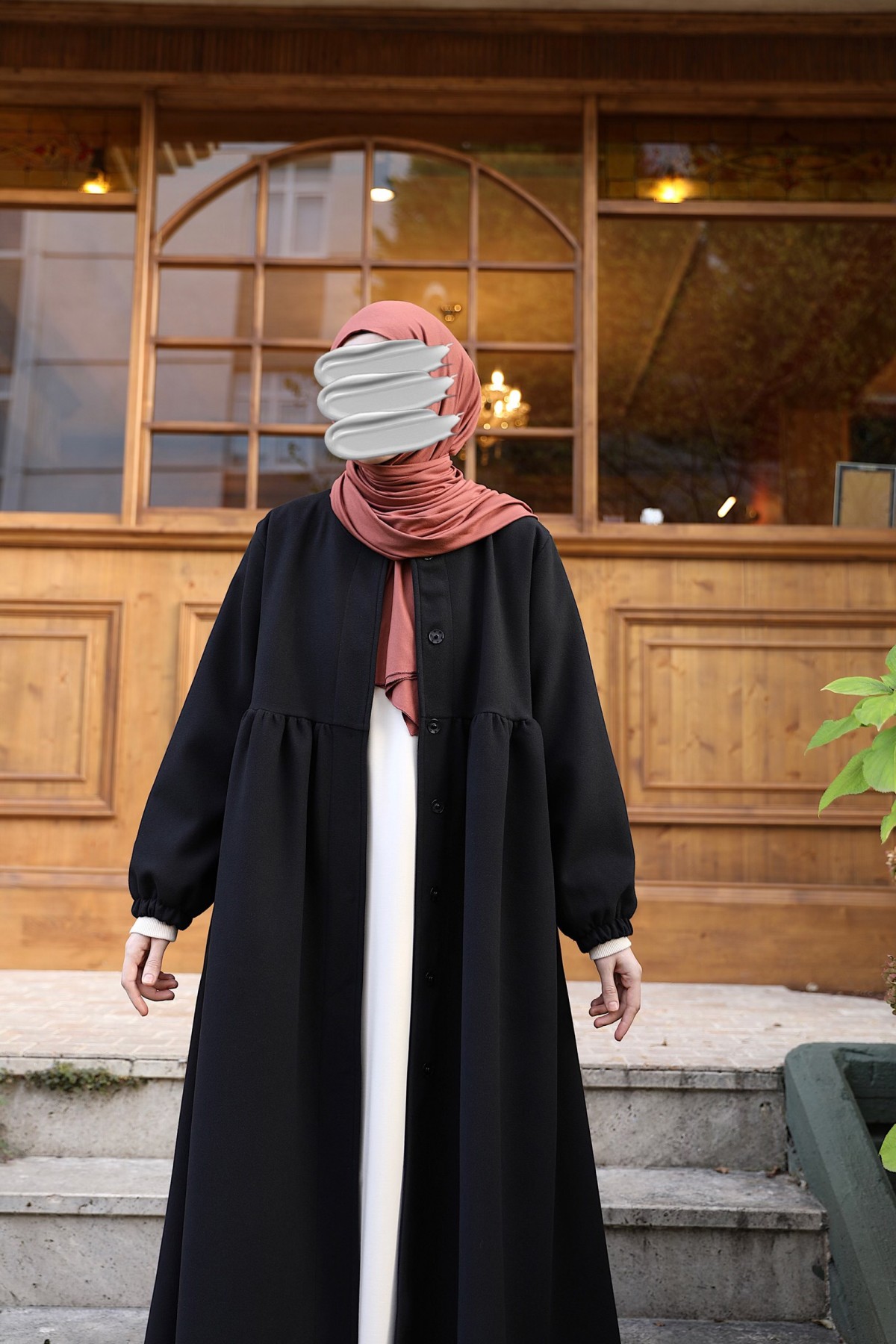 Kaşe Ahsen Kaban - Siyah