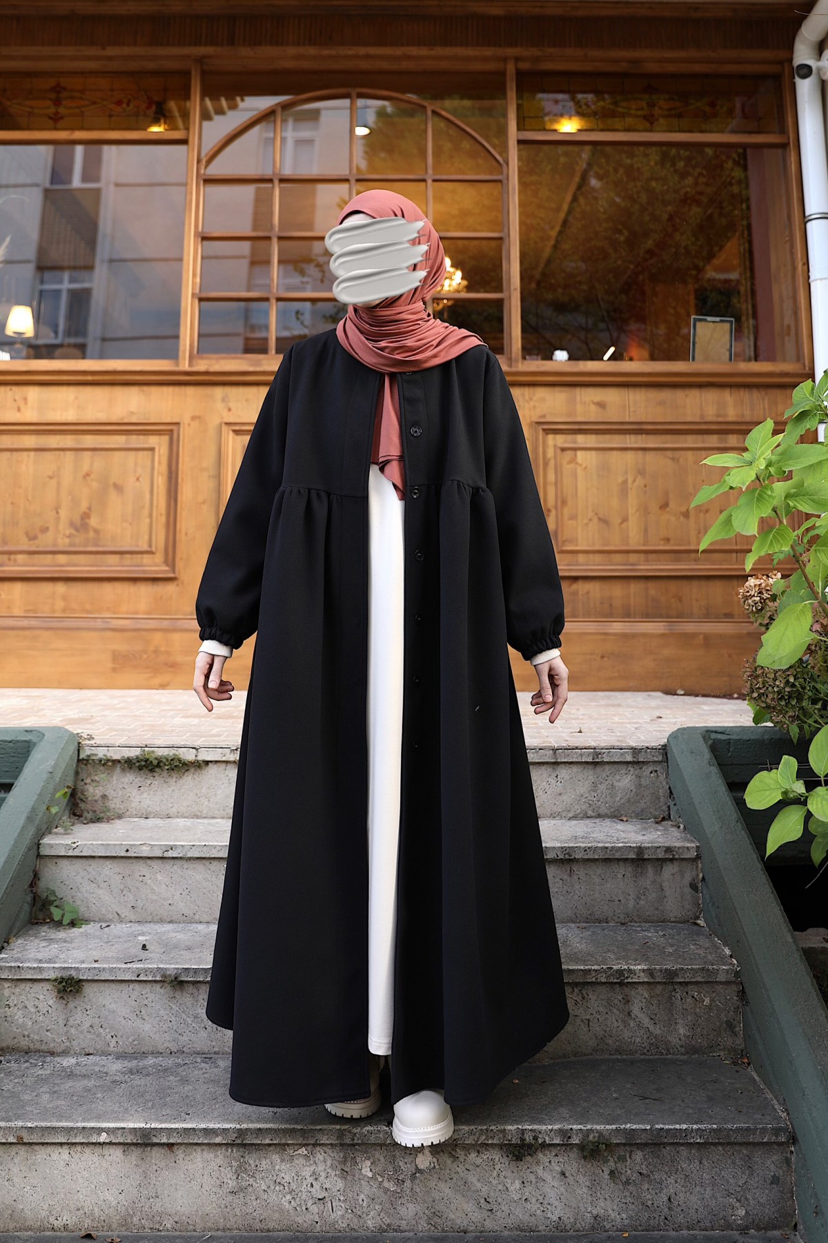 Kaşe Ahsen Kaban - Siyah
