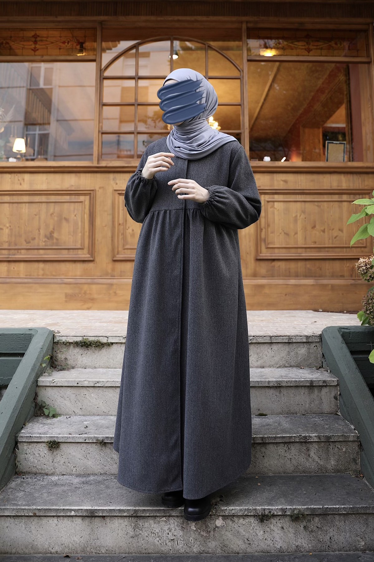 Kaşe Ahsen Kaban - Gri