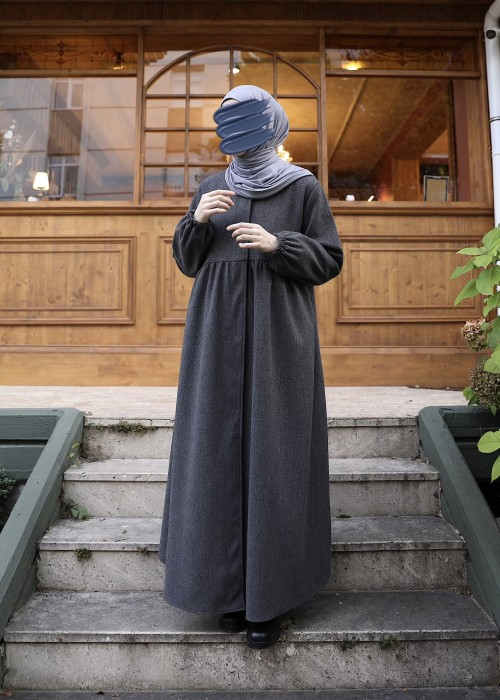 Kaşe Ahsen Kaban - Gri