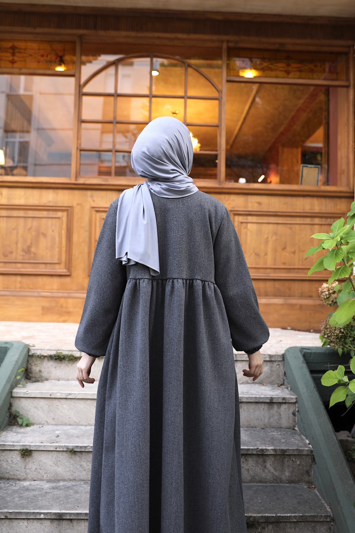 Kaşe Ahsen Kaban - Gri