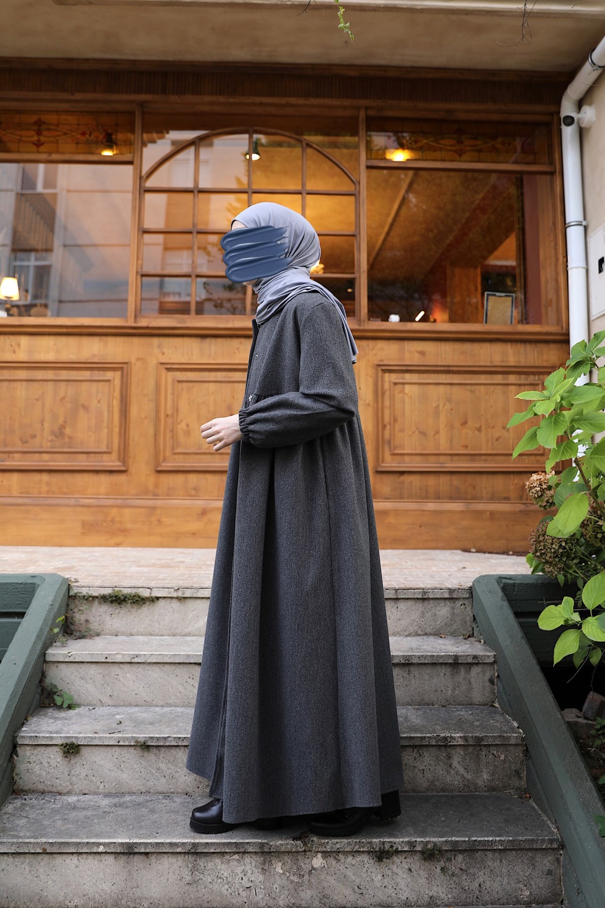 Kaşe Ahsen Kaban - Gri