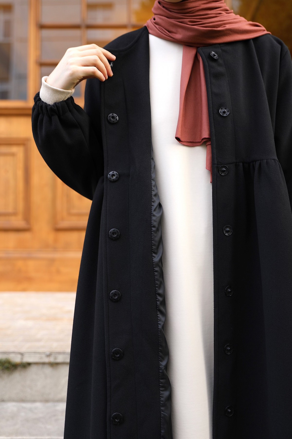 Kaşe Ahsen Kaban - Siyah