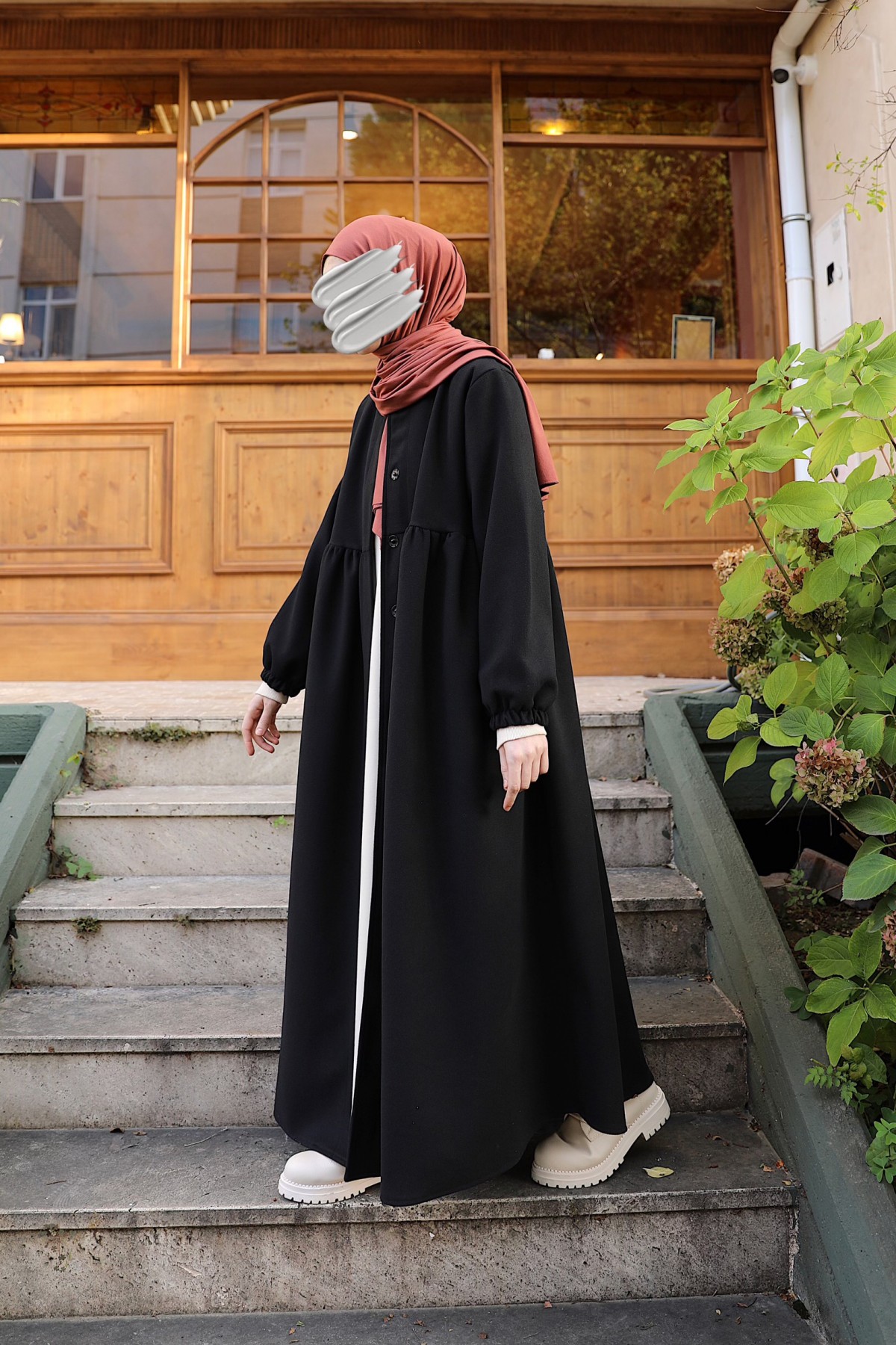 Kaşe Ahsen Kaban - Siyah