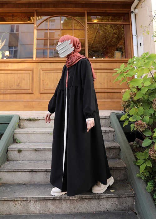 Kaşe Ahsen Kaban - Siyah