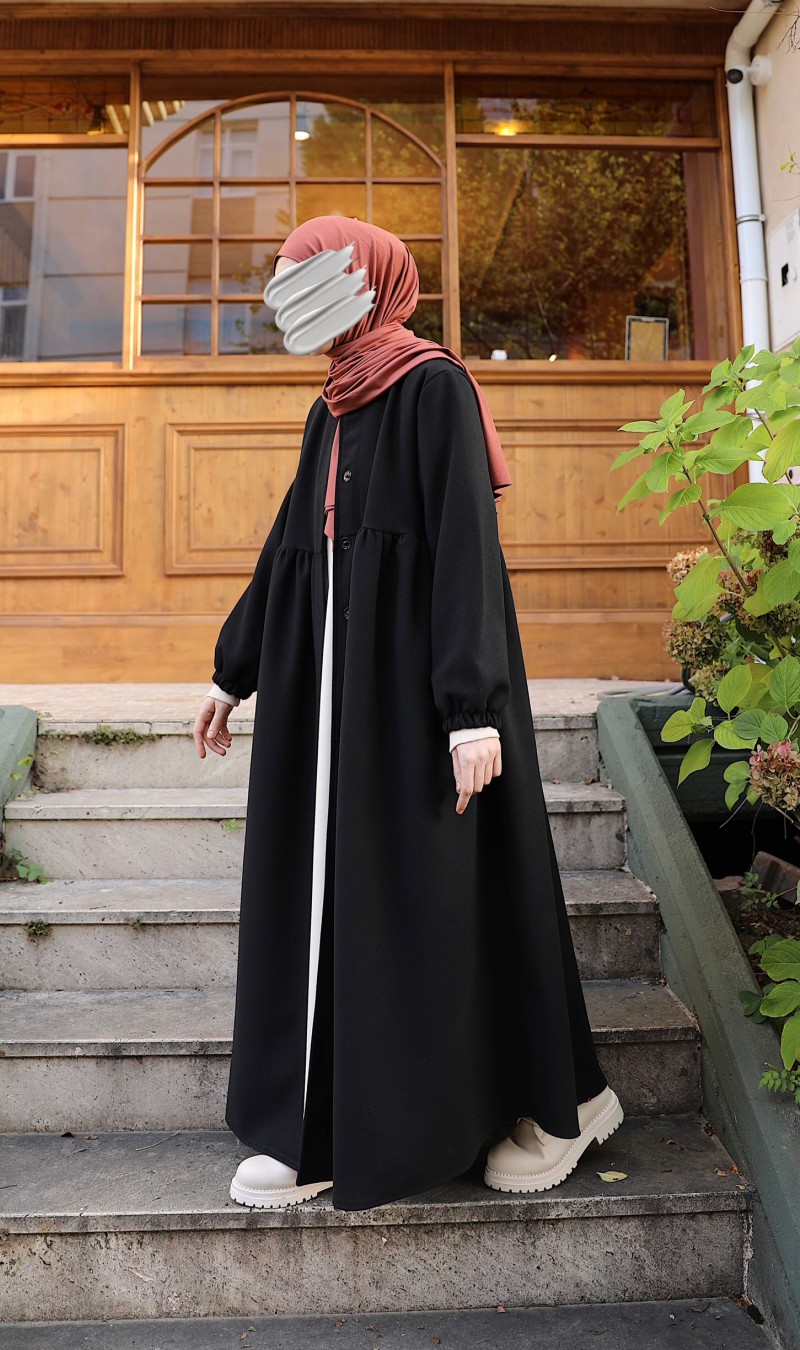 Kaşe Ahsen Kaban - Siyah