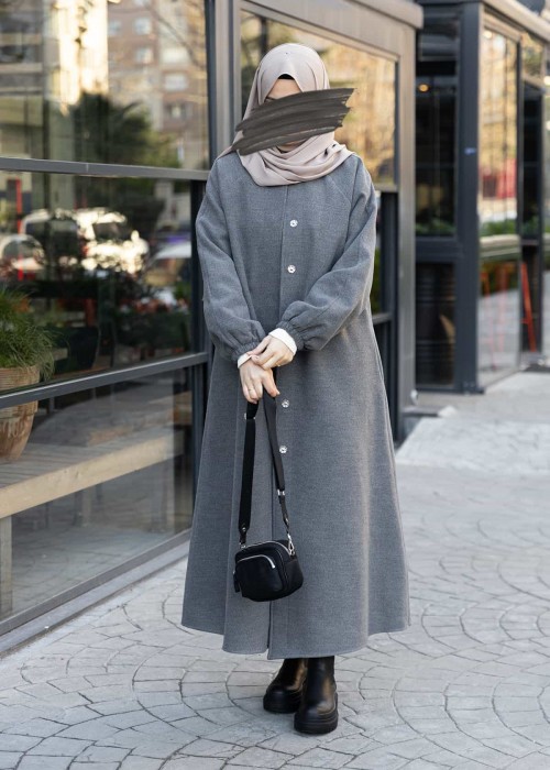 Sahra Kloş Kaban - Gri