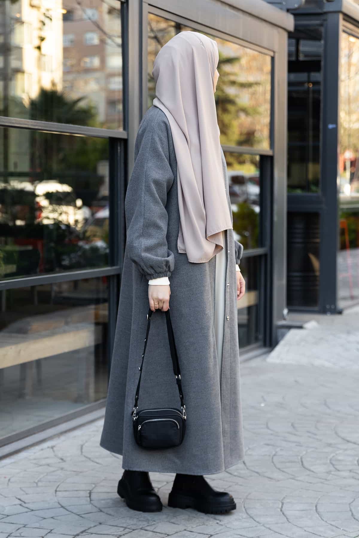 Sahra Kloş Kaban - Gri