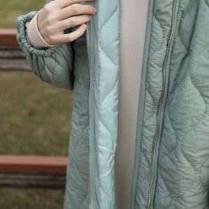 Damla Kapitone Mont - Mint