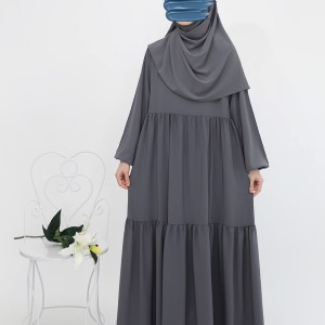 Nisa Elbise Ferace - Soft Gri