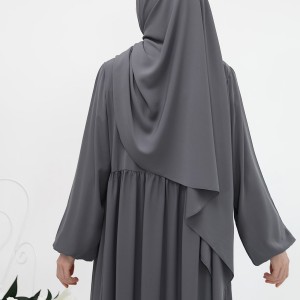 Nisa Elbise Ferace - Soft Gri
