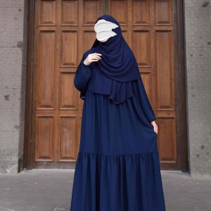 Nisa Elbise Ferace - Lacivert