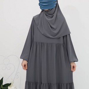 Nisa Elbise Ferace - Soft Gri