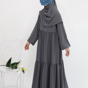 Nisa Elbise Ferace - Soft Gri