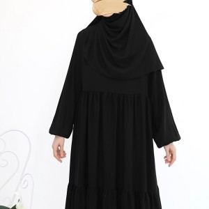 Nisa Elbise Ferace - Siyah