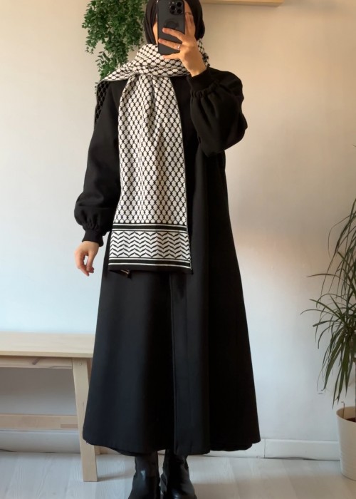 Kefiye Atkı - Çift Taraflı
