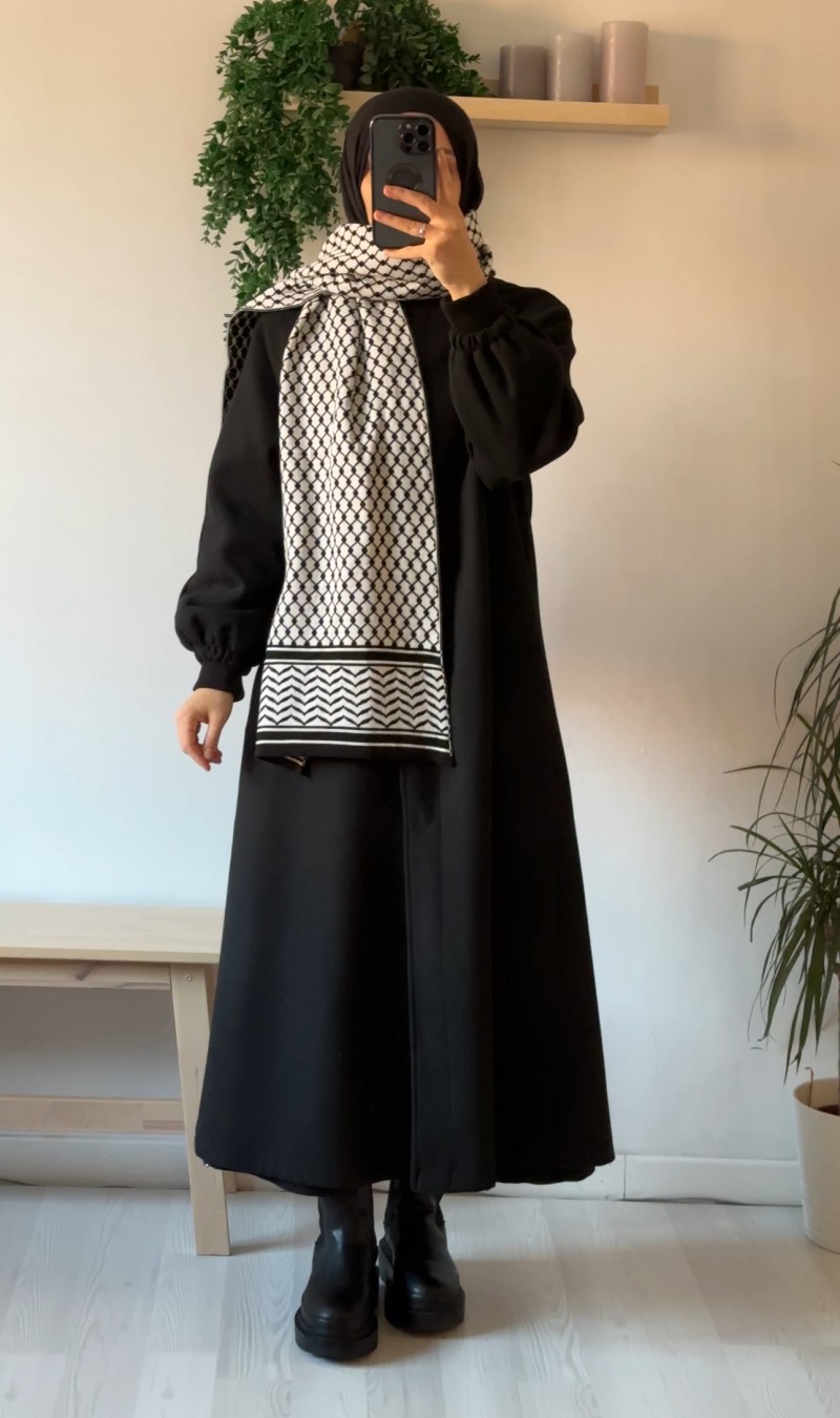 Kefiye Atkı - Çift Taraflı