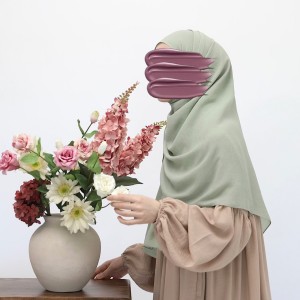 Cazz Krep Büyük Boy Şal - Mint Yeşili