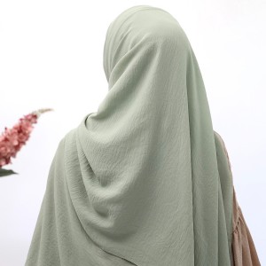 Cazz Krep Büyük Boy Şal - Mint Yeşili