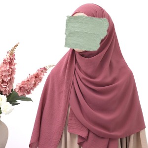 Cazz Krep Büyük Boy Şal - Koyu Pembe