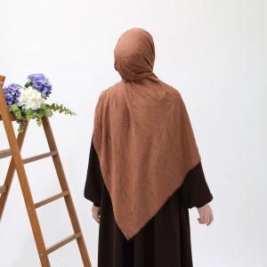 Bambu Kraşlı Şal - Tarçın